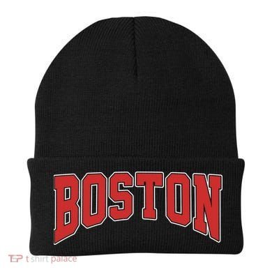 Boston Massachusetts Classic Curve Beanie