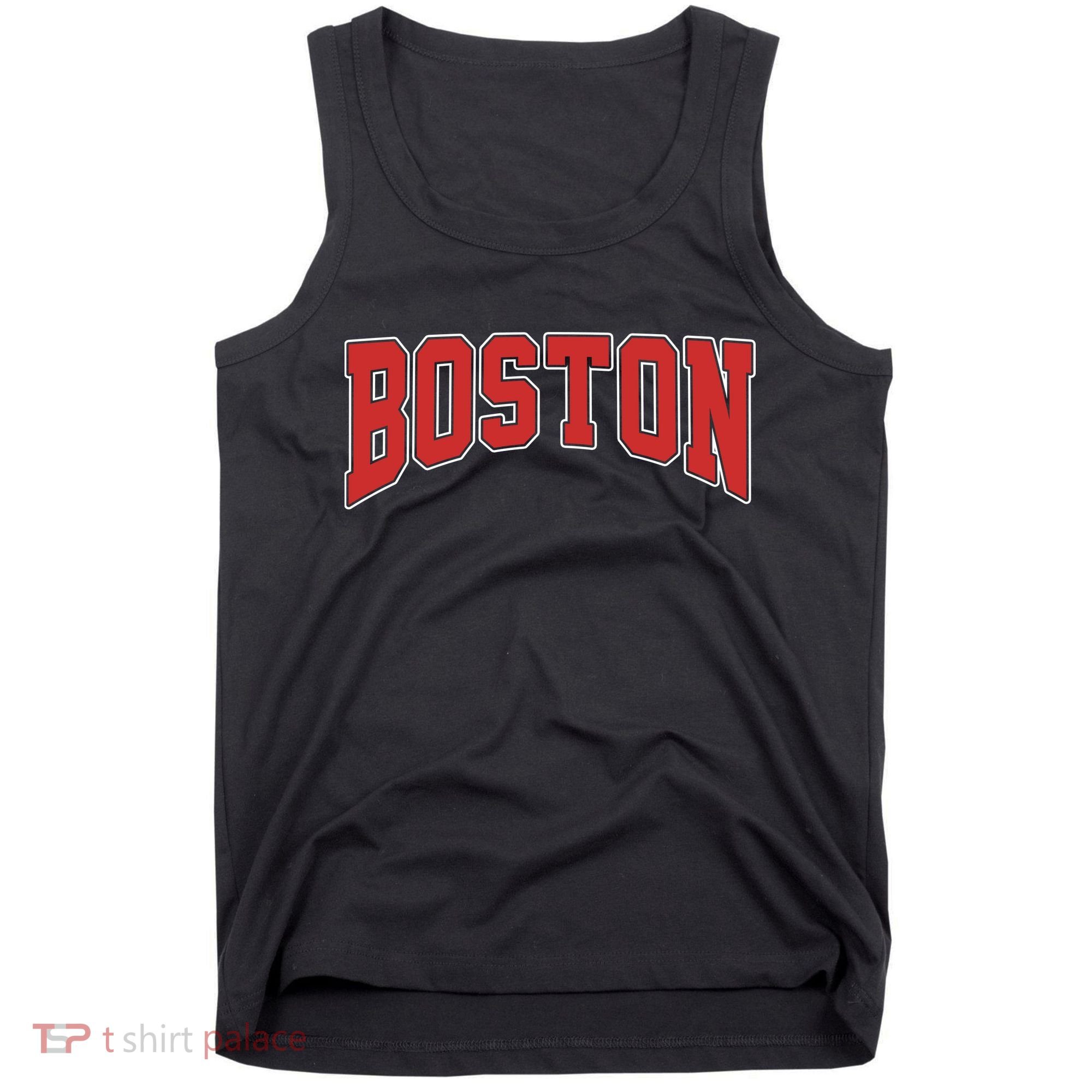 Boston Massachusetts Classic Curve Tank Top