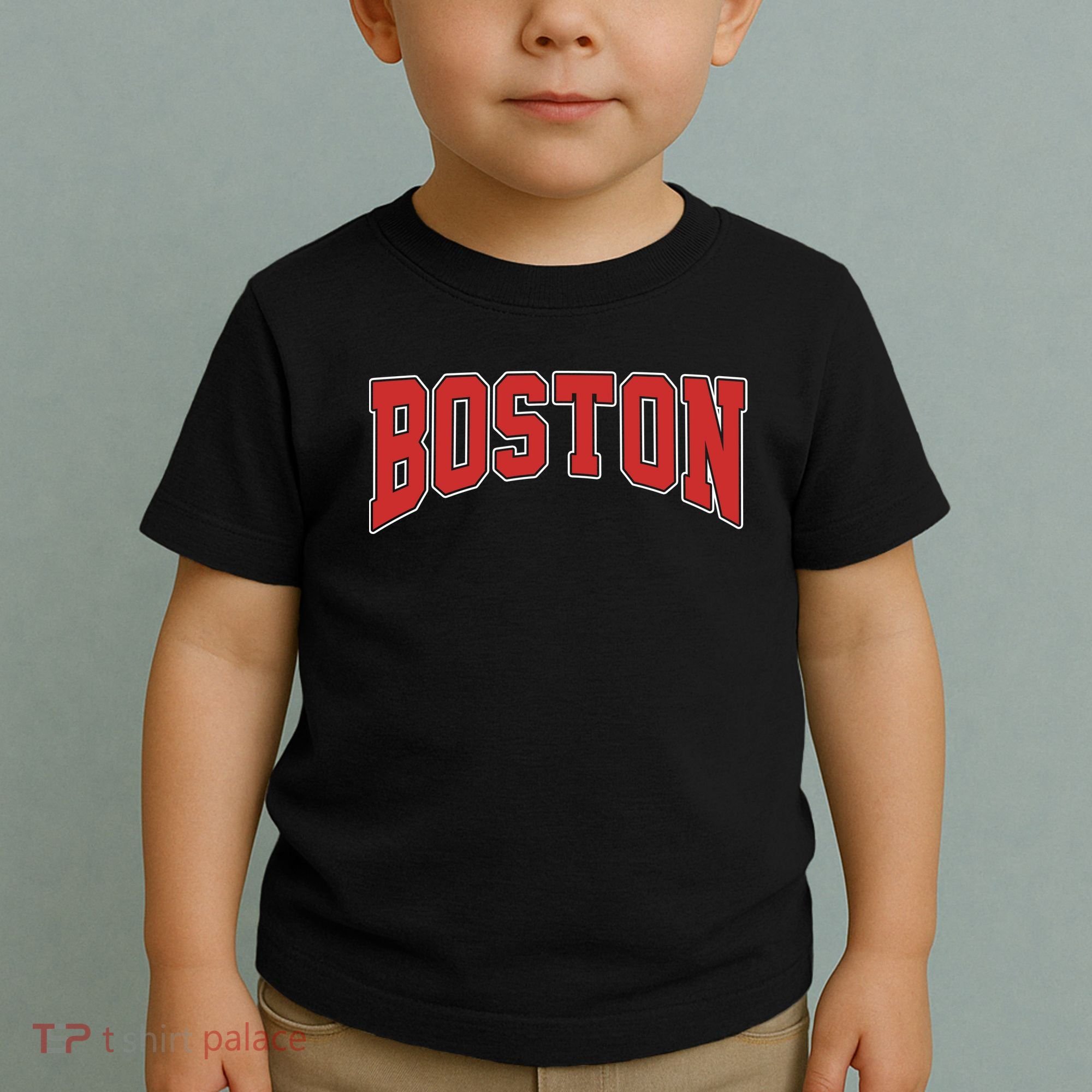 Boston Massachusetts Classic Curve Toddler T-Shirt