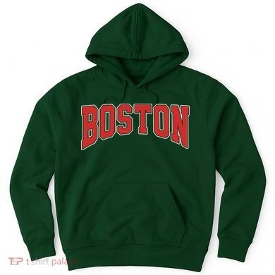 Boston Massachusetts Classic Curve Hoodie