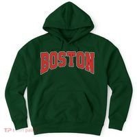 Boston Massachusetts Classic Curve Hoodie thumb 0