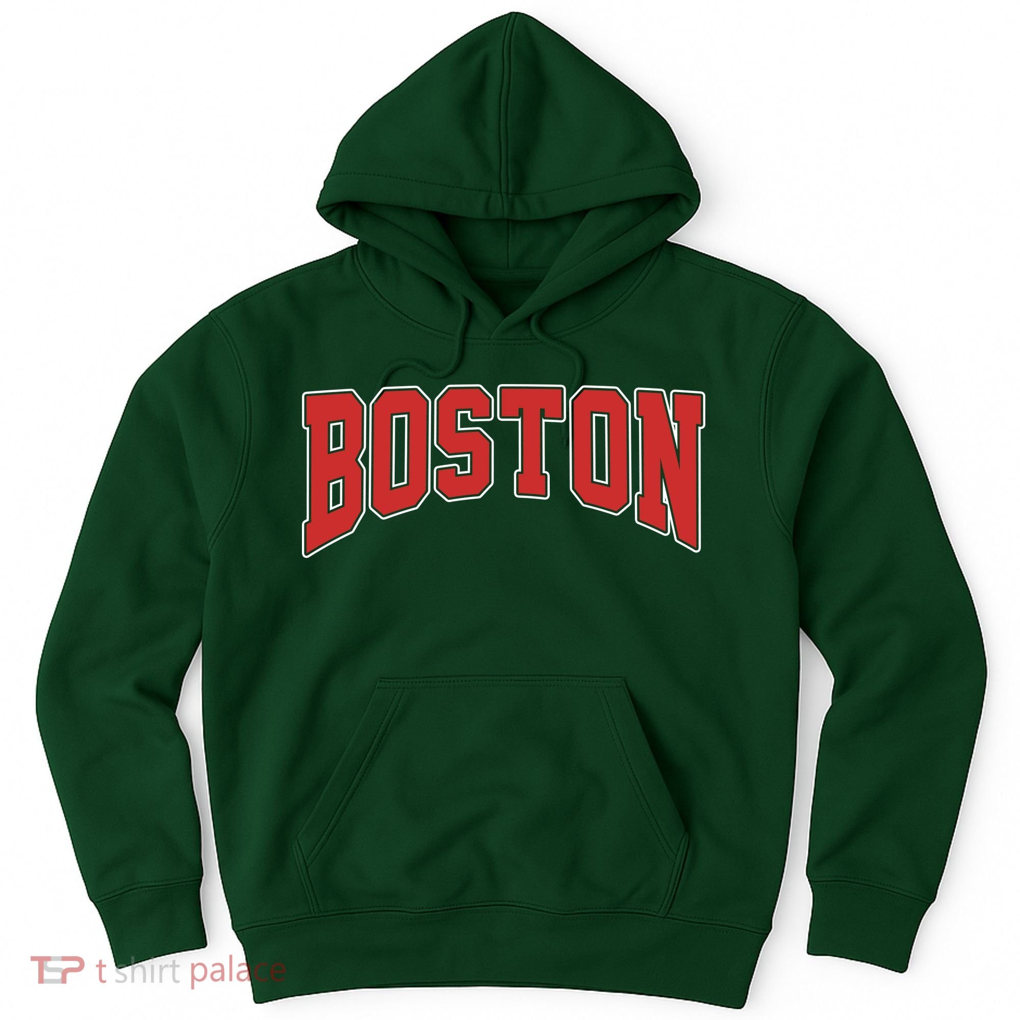 Boston Massachusetts Classic Curve Hoodie