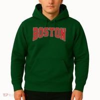 Boston Massachusetts Classic Curve Hoodie thumb 2