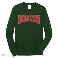 Boston Massachusetts Classic Curve Long Sleeve Shirt thumb 0