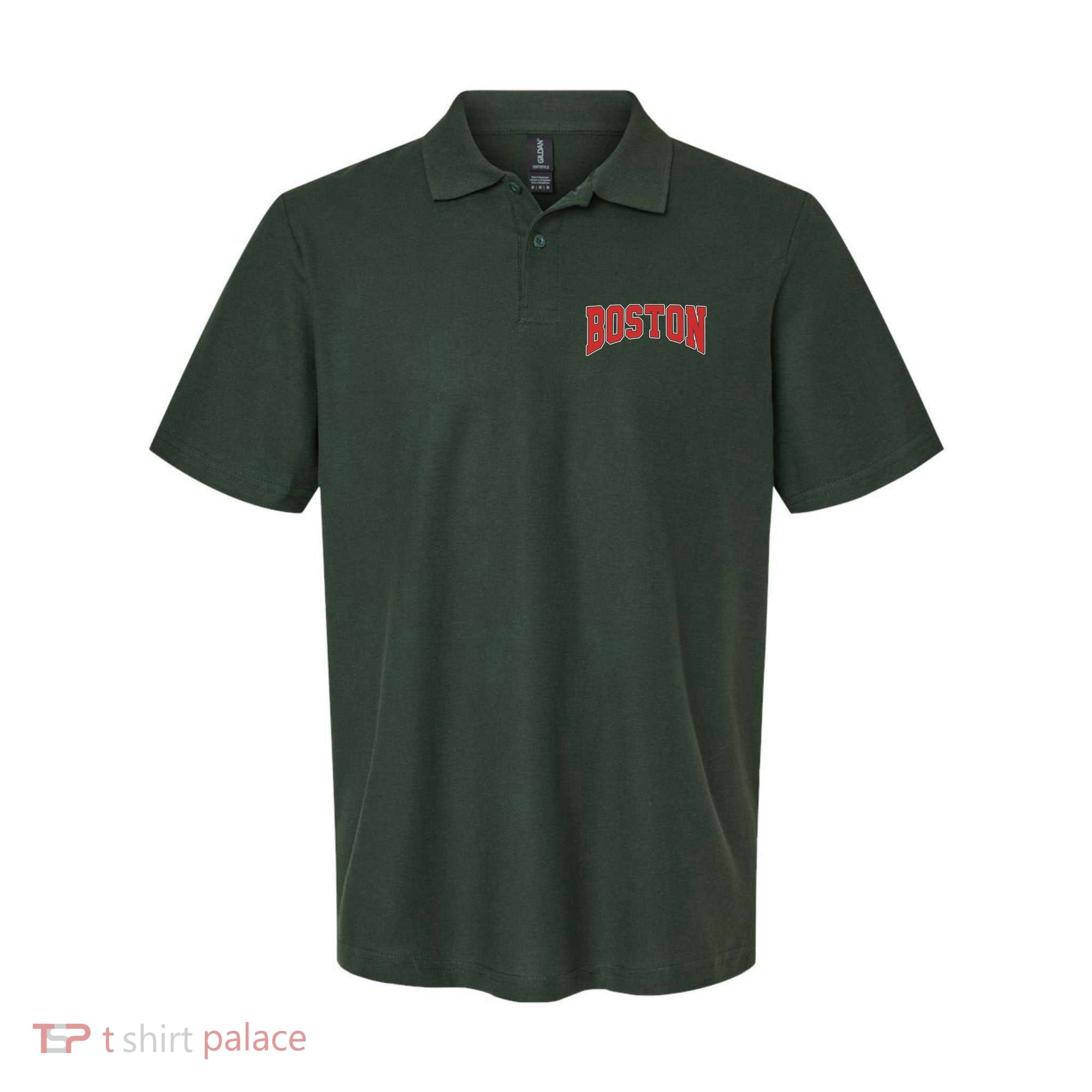 Boston Massachusetts Classic Curve Polo