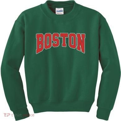 Boston Massachusetts Classic Curve Kids Sweatshirt
