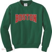 Boston Massachusetts Classic Curve Kids Sweatshirt thumb 0