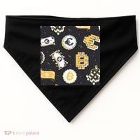 Bitcoin Money Currency Pixel USA-Made Doggie Bandana thumb 0