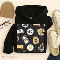 Bitcoin Money Currency Pixel Hoodie thumb 4