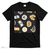 Bitcoin Money Currency Pixel T-Shirt thumb 0