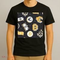 Bitcoin Money Currency Pixel T-Shirt thumb 3