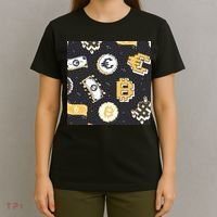 Bitcoin Money Currency Pixel T-Shirt thumb 4