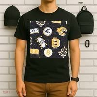 Bitcoin Money Currency Pixel T-Shirt thumb 6