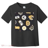 Bitcoin Money Currency Pixel Toddler T-Shirt thumb 0