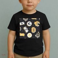 Bitcoin Money Currency Pixel Toddler T-Shirt thumb 2