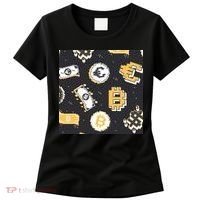 Bitcoin Money Currency Pixel Women's T-Shirt thumb 0