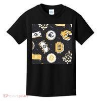Bitcoin Money Currency Pixel Kids T-Shirt thumb 0