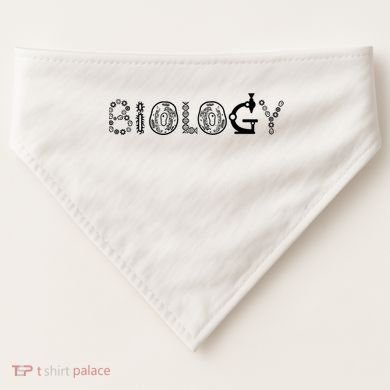 Biology Microscope Dna Teacher Paramecium Gift Idea USA-Made Doggie Bandana