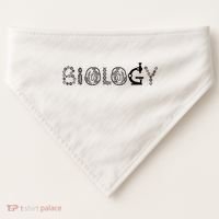 Biology Microscope Dna Teacher Paramecium Gift Idea USA-Made Doggie Bandana thumb 0