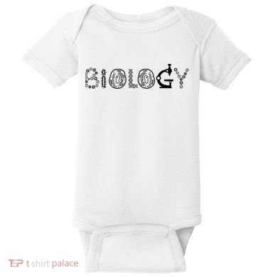 Biology Microscope Dna Teacher Paramecium Gift Idea Baby Bodysuit