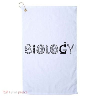Biology Microscope Dna Teacher Paramecium Gift Idea Golf Towel