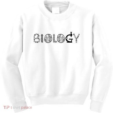 Biology Microscope Dna Teacher Paramecium Gift Idea Kids Sweatshirt