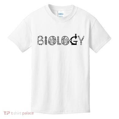Biology Microscope Dna Teacher Paramecium Gift Idea Kids T-Shirt