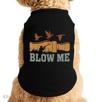 Blow Me Duck Call Waterfowl Hunter Doggie Tank thumb 0
