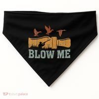 Blow Me Duck Call Waterfowl Hunter USA-Made Doggie Bandana thumb 0