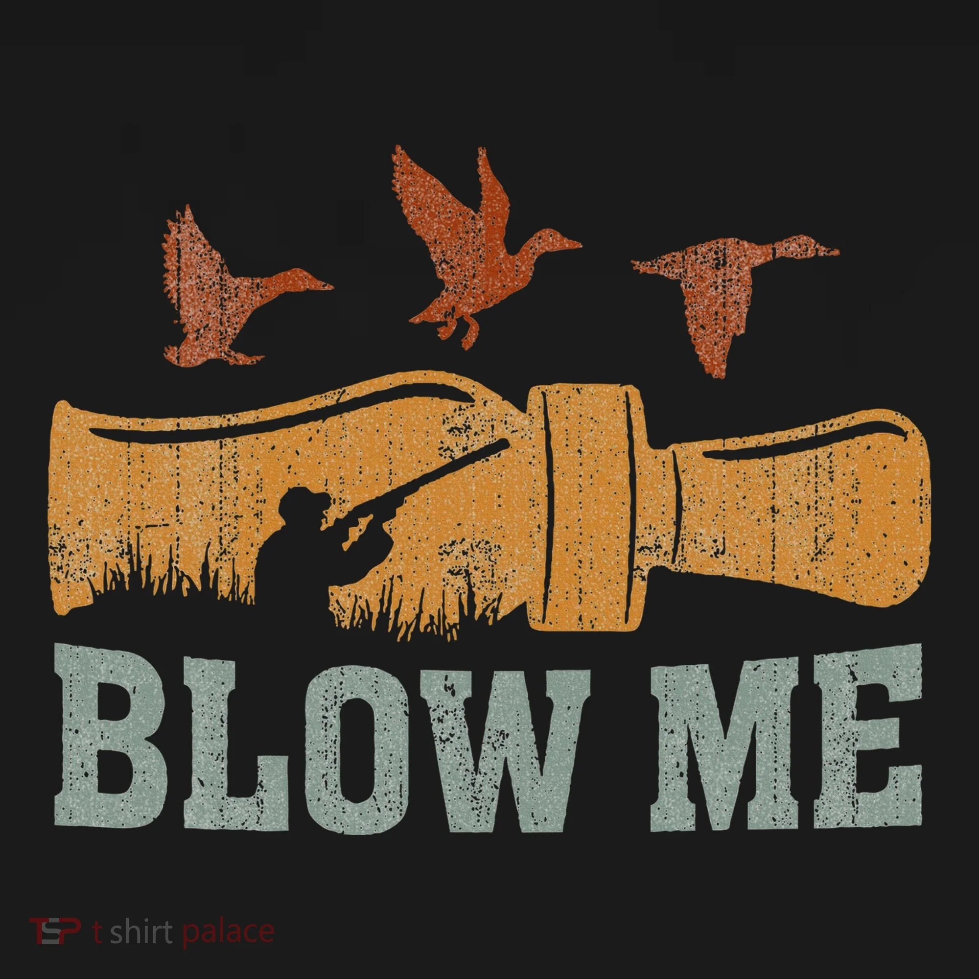 Blow Me Duck Call Waterfowl Hunter Tank Top