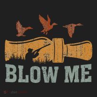 Blow Me Duck Call Waterfowl Hunter Golf Towel thumb 3