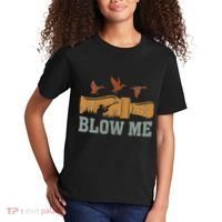 Blow Me Duck Call Waterfowl Hunter Kids T-Shirt thumb 2