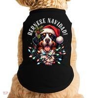 Bernese Mountain Dog Christmas Funny Bernese Navidad Berner Doggie Tank thumb 0