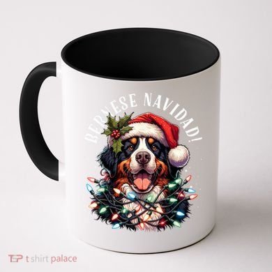 Bernese Mountain Dog Christmas Funny Bernese Navidad Berner Coffee Mug