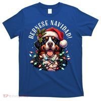 Bernese Mountain Dog Christmas Funny Bernese Navidad Berner T-Shirt thumb 0