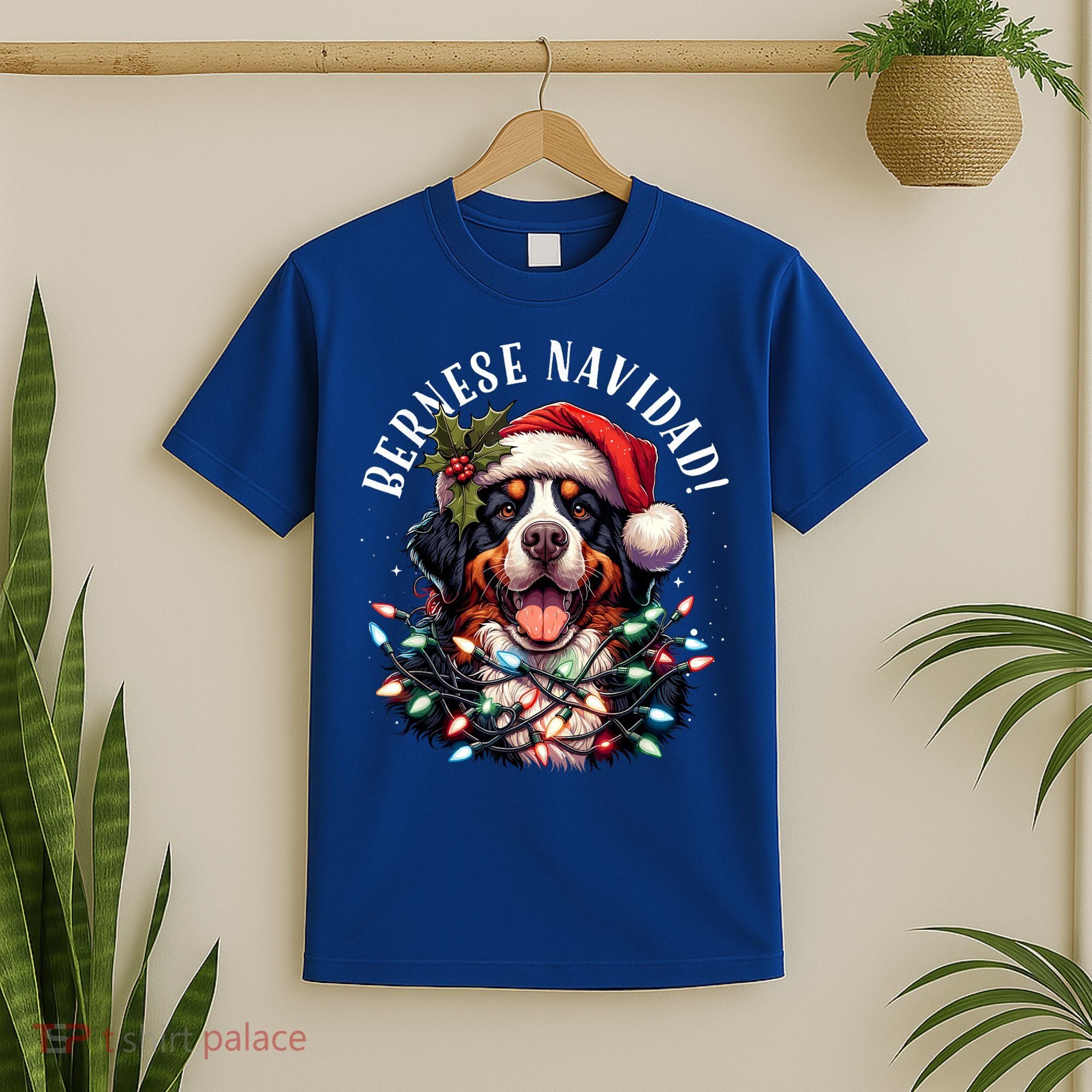 Bernese Mountain Dog Christmas Funny Bernese Navidad Berner T-Shirt
