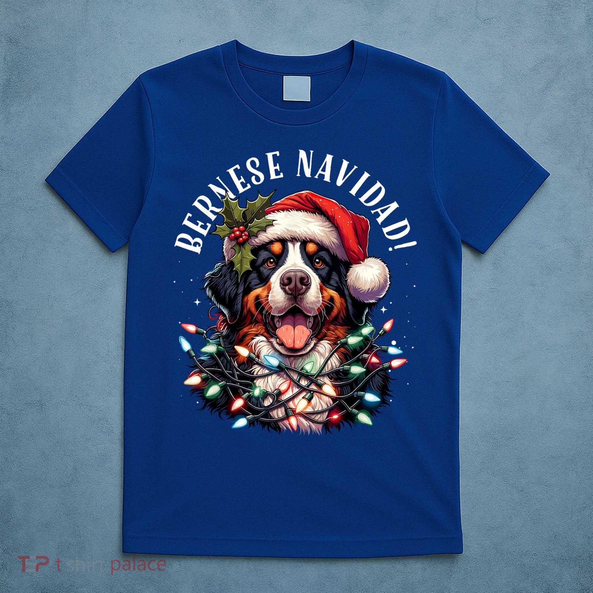 Bernese Mountain Dog Christmas Funny Bernese Navidad Berner T-Shirt