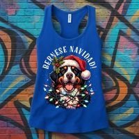 Bernese Mountain Dog Christmas Funny Bernese Navidad Berner Women's Tank Top thumb 3