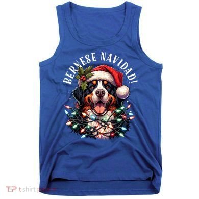 Bernese Mountain Dog Christmas Funny Bernese Navidad Berner Tank Top