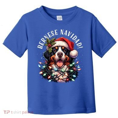 Bernese Mountain Dog Christmas Funny Bernese Navidad Berner Toddler T-Shirt