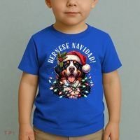 Bernese Mountain Dog Christmas Funny Bernese Navidad Berner Toddler T-Shirt thumb 2