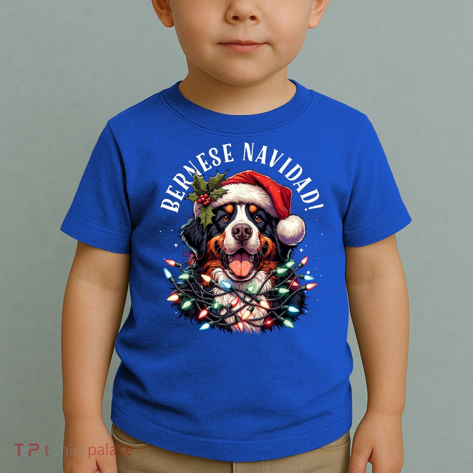 Bernese Mountain Dog Christmas Funny Bernese Navidad Berner Toddler T-Shirt