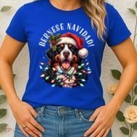 Bernese Mountain Dog Christmas Funny Bernese Navidad Berner Women's T-Shirt thumb 2