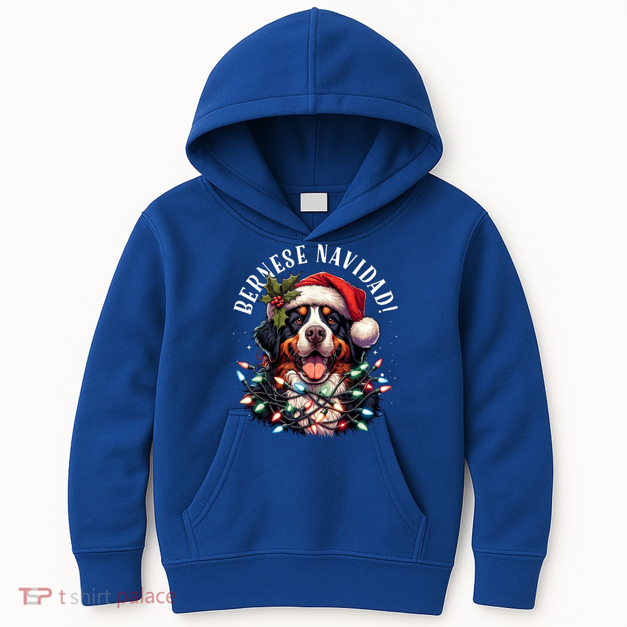 Bernese Mountain Dog Christmas Funny Bernese Navidad Berner Kids Hoodie