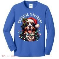 Bernese Mountain Dog Christmas Funny Bernese Navidad Berner Kids Long Sleeve Shirt thumb 0