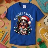 Bernese Mountain Dog Christmas Funny Bernese Navidad Berner Kids T-Shirt thumb 3