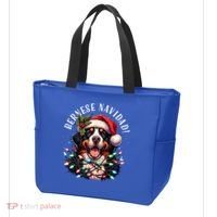 Bernese Mountain Dog Christmas Funny Bernese Navidad Berner Tote Bag thumb 3