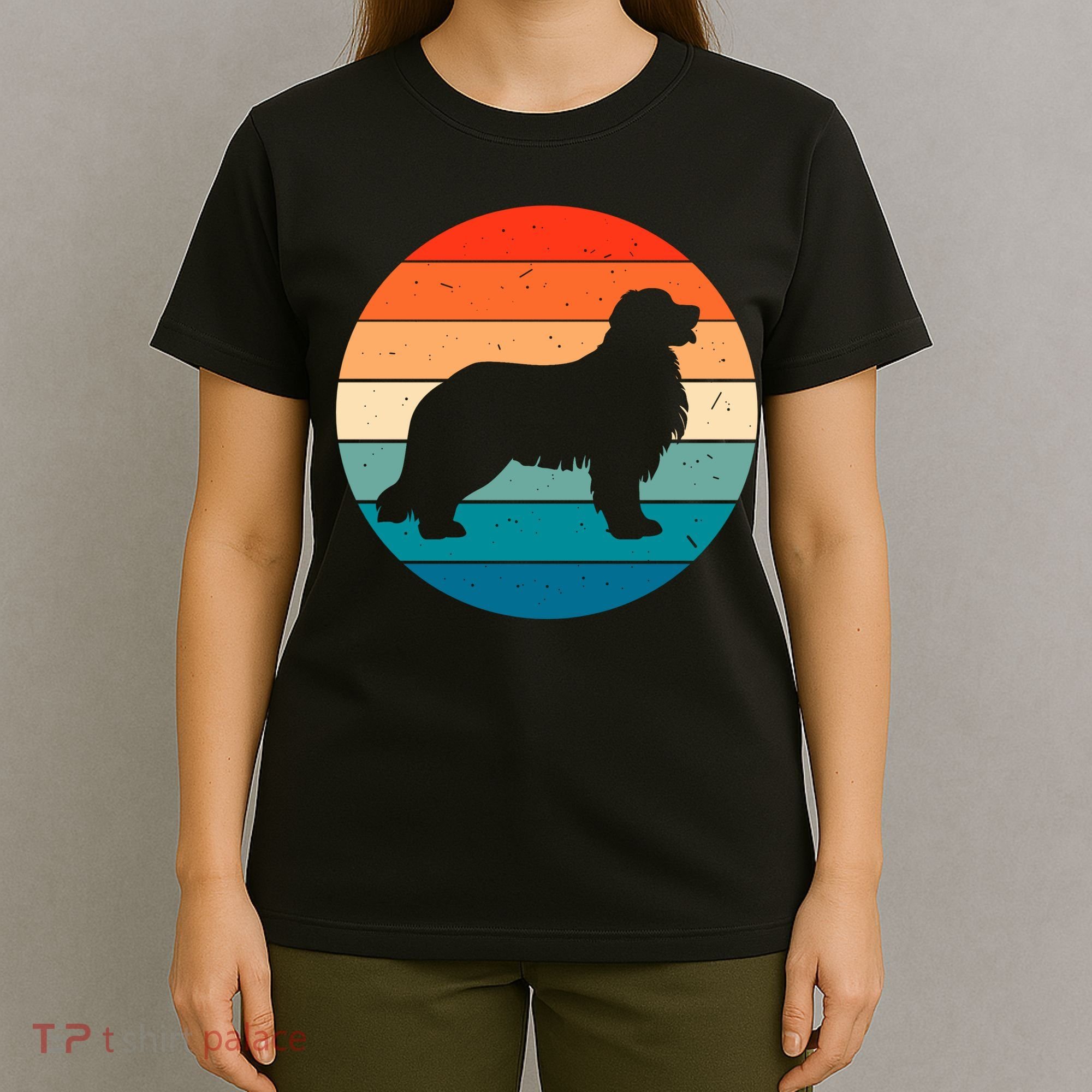 Bernese Mountain Dog Retro Vintage T-Shirt