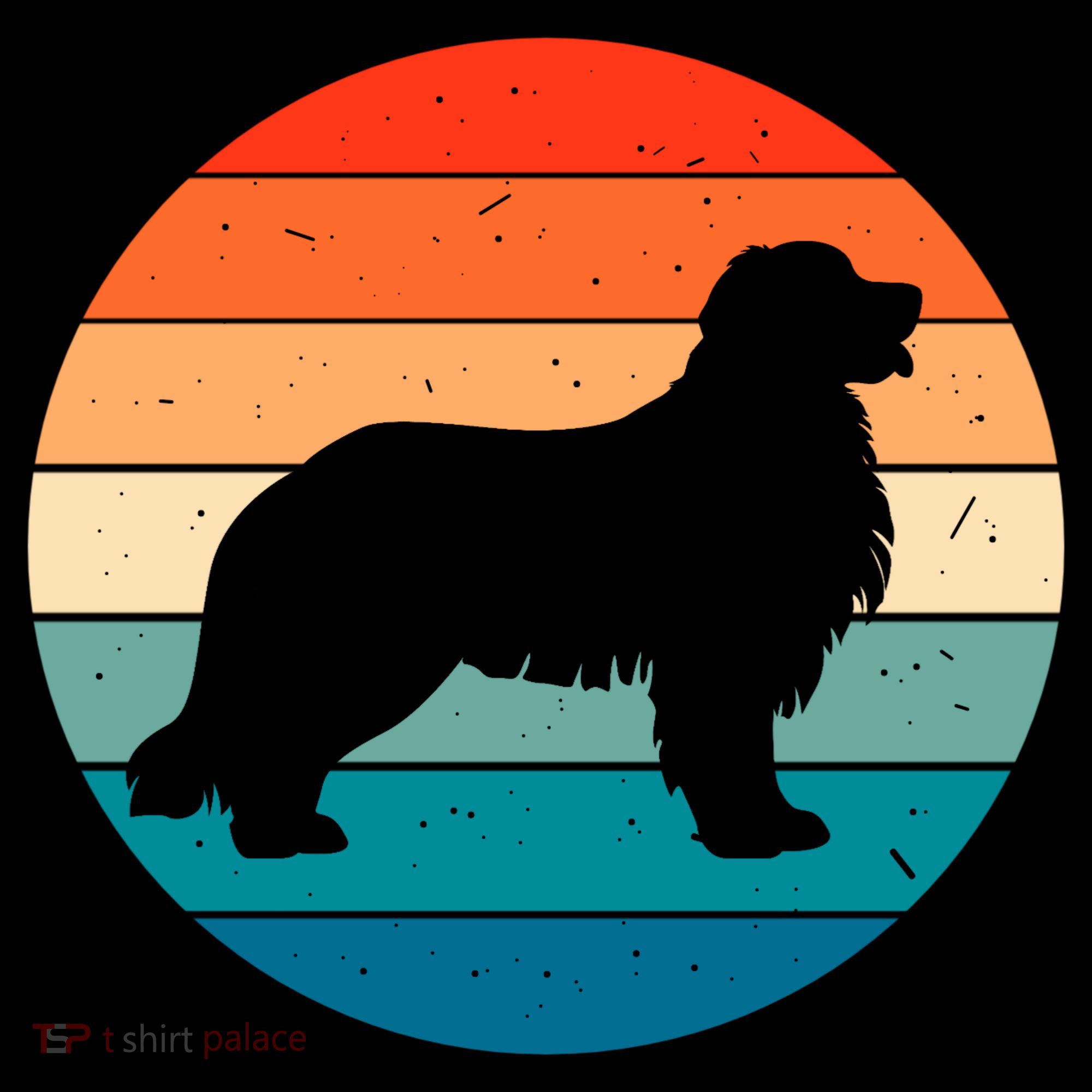 Bernese Mountain Dog Retro Vintage T-Shirt