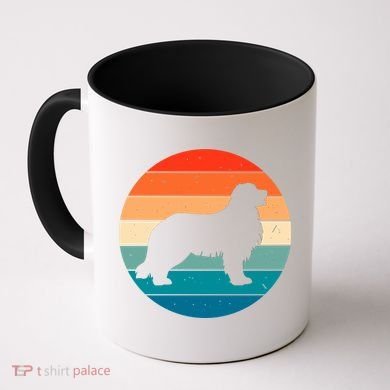 Bernese Mountain Dog Retro Vintage Coffee Mug